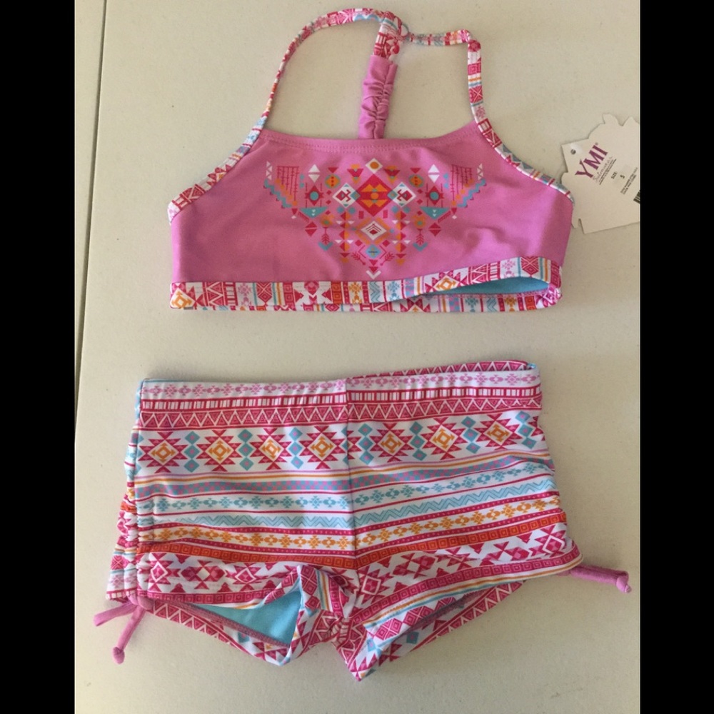 MWT‎ YMI SZ 7/8 swimsuit